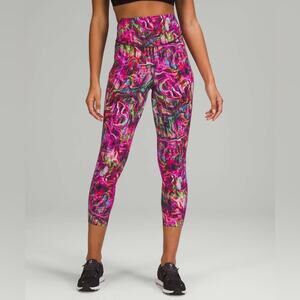 Lululemon Base Pace High-Rise Running Tight 25” Hyper Flow Pink Multi Nulux 4